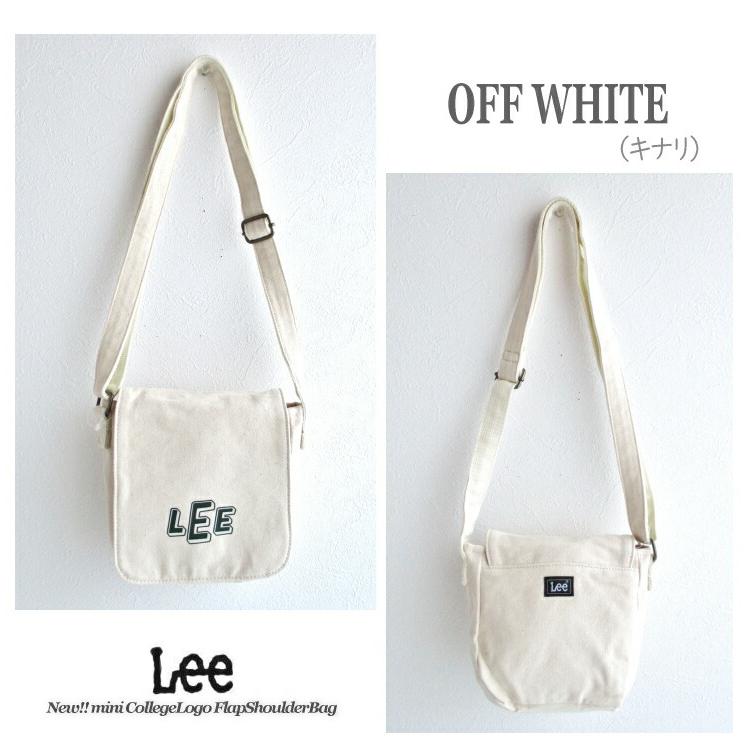 Lee（リー） カレッジロゴ フラップ ショルダーバッグ ミニ ポケット 