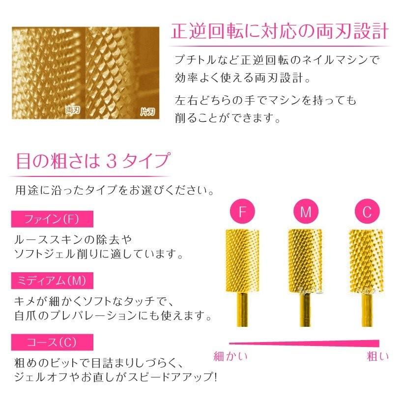 Petitor ネイルマシン用 アタッチメント ネイルビット 超硬