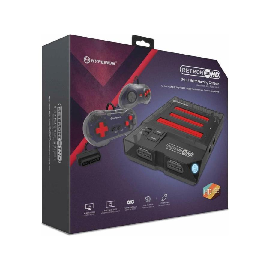 Hyperkin Retron 3 Hd 3in1 互換機 レトロゲーム Hdmi出力対応 Fc Sfc Md Nes Snes Genesis Ai Retron 3hd ヤンコム 通販 Yahoo ショッピング