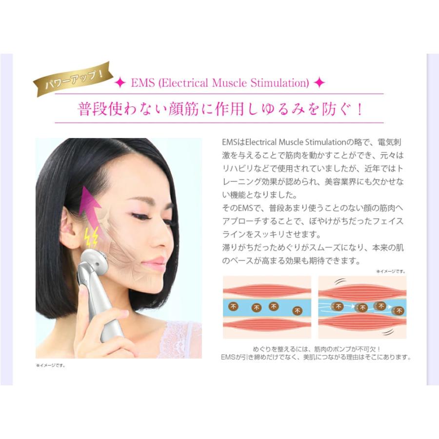 美顔器 たるみ EMS 美ルル New プレミアム belulu リフトケア ほうれい線 保湿 光エステ スキンケアの画像