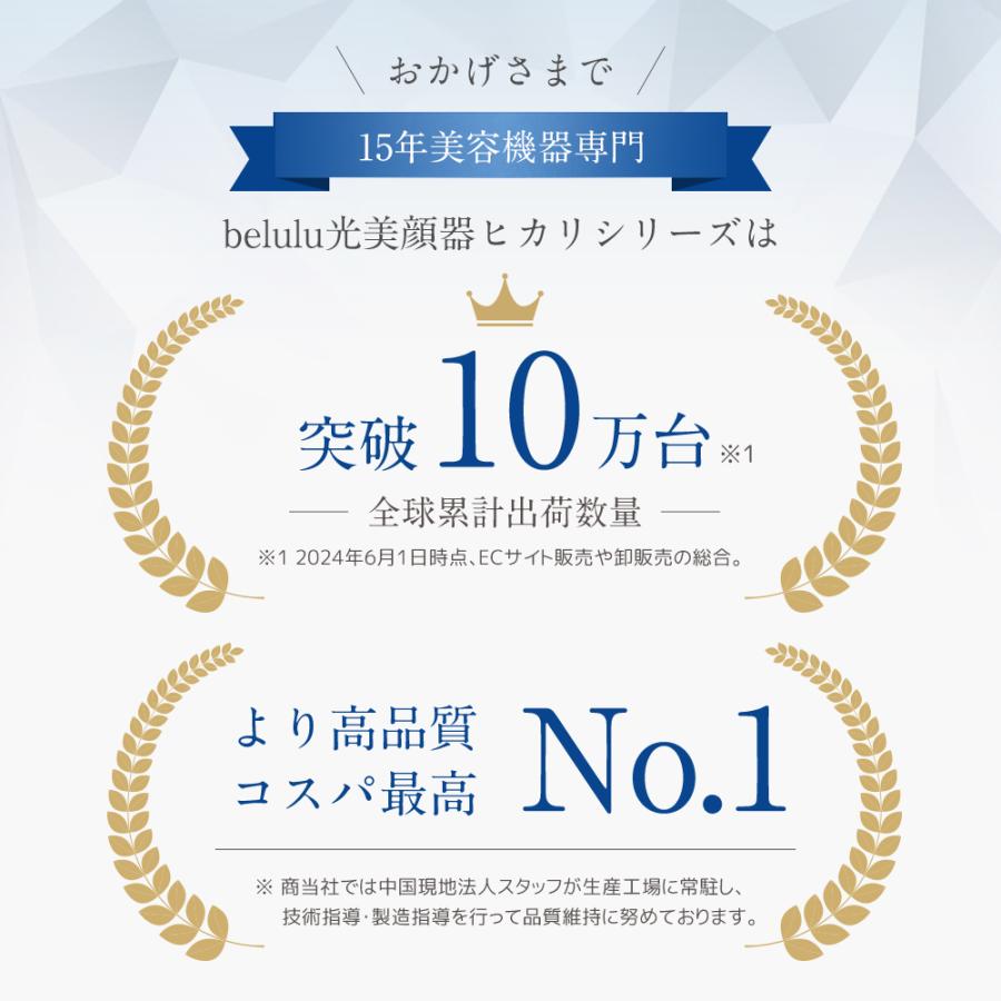 belulu フォトフェイシャル 自宅 家庭用 【美ルル ヒカリ シャイン
