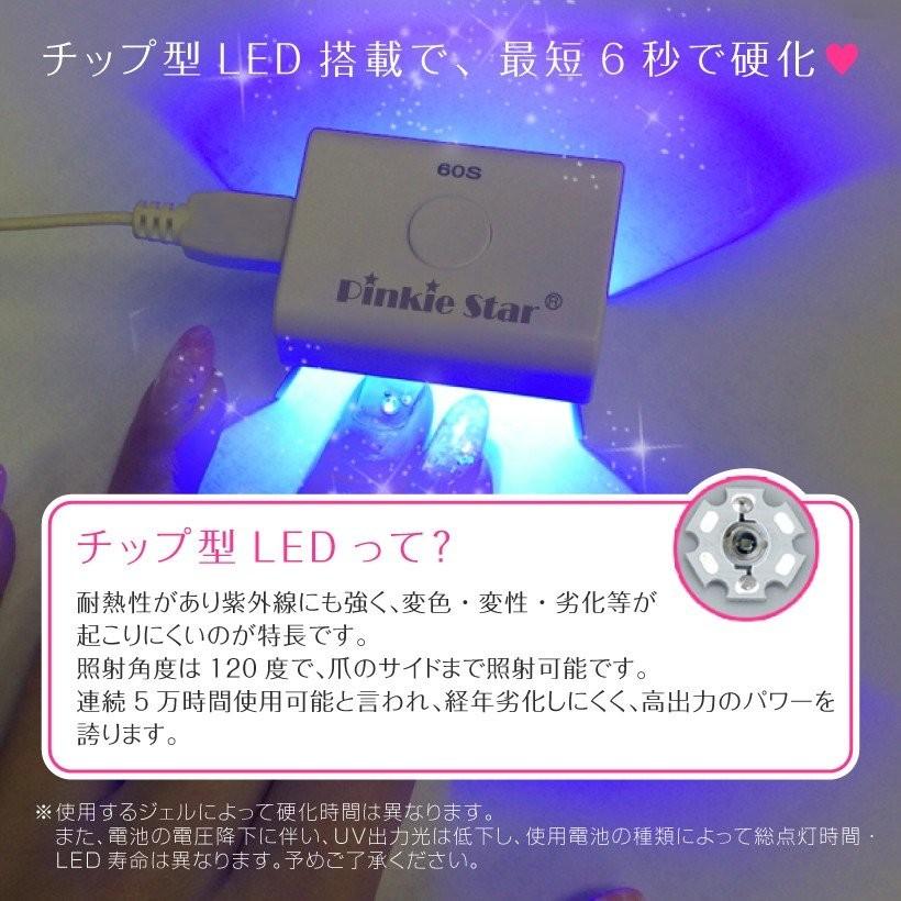 Petitor ジェルネイル ライト UV/LED チップ型 3W タイマー付き 軽量