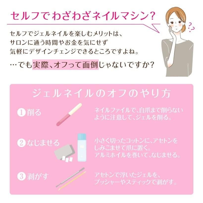 ネイルマシン プチトルM ネイルマシーン Petitor ビット付き セルフネイル ネイルオフ ジェルネイル | Petitor | 05