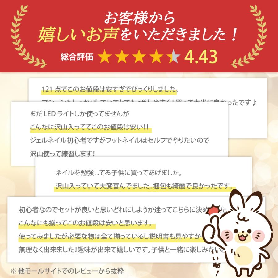 ジェルネイル キット スターターキット 121点 初心者 【プチトル