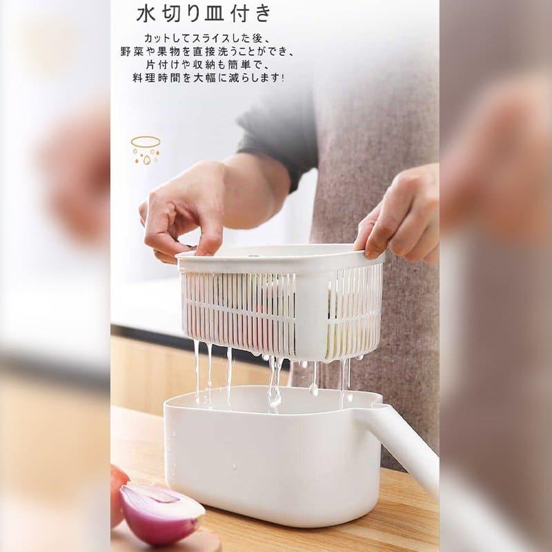 便利キッチンツール 多機能スライサー 楽天市場】【一台8役】多機能 スライサー セット キャベツ