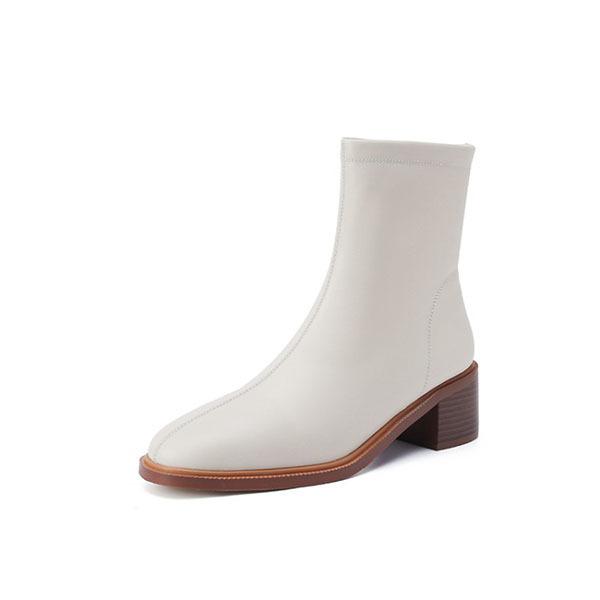 マーティンブーツ 本革 ショートブーツ レディースシューズ ローヒール