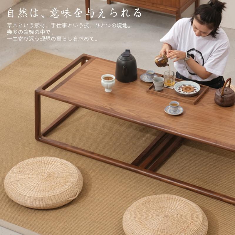 い草素材の円形座布団 い草座布団 い草クッション 丸型 丸座布団 天然