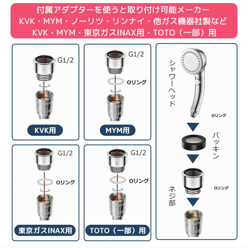 在庫一掃】シャワーヘッド ミスト 残り僅か マイクロナノバブル 節水