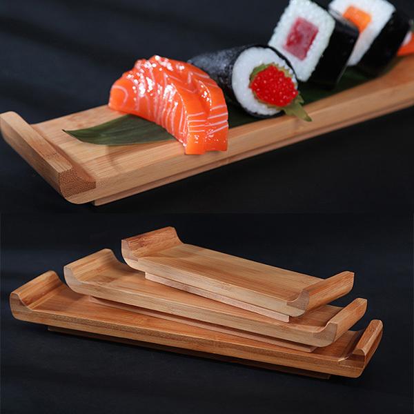 木製寿司台 木製長角 寿司 寿司台 焼肉 木製 寿司ゲタ 木の器