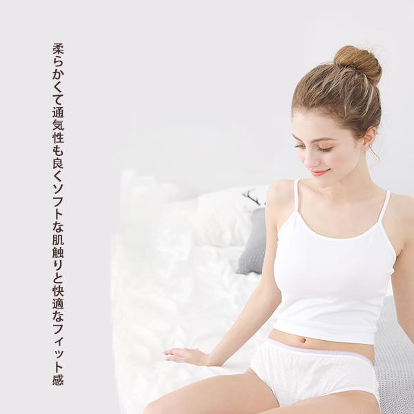送料無料 使い捨てパンツ 10枚セット 個装 衛生的 介護 出張 綿100