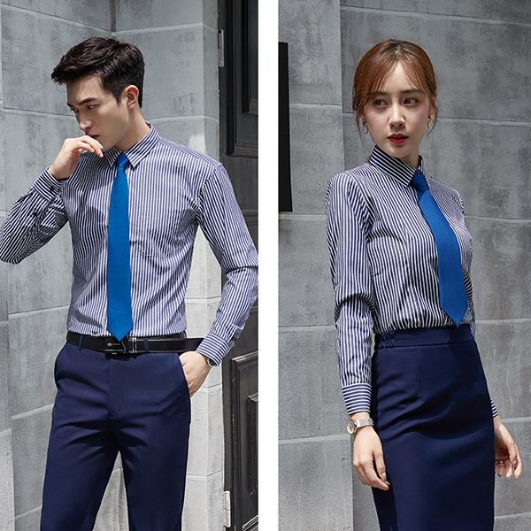 ブラウス レディース メンズ ストライプ シャツ トップス 通勤
