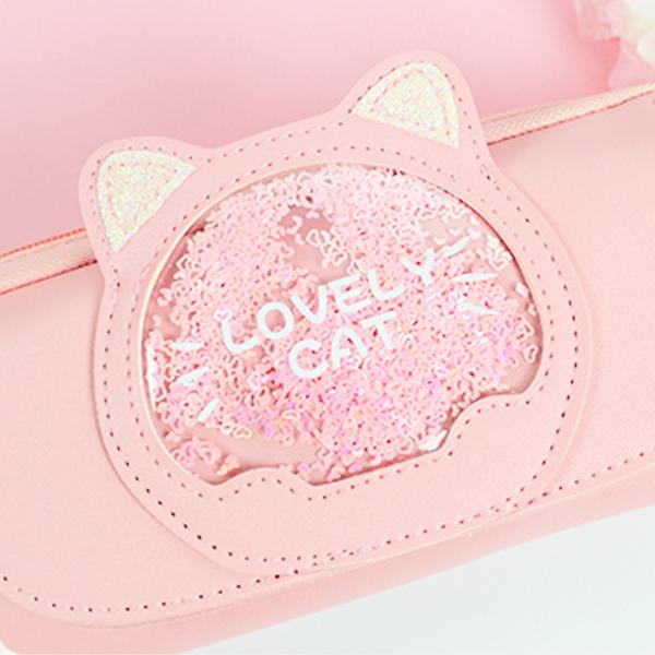 ペンケース 女の子 子供 小物入れ筆箱 猫 ポーチ おしゃれ 大