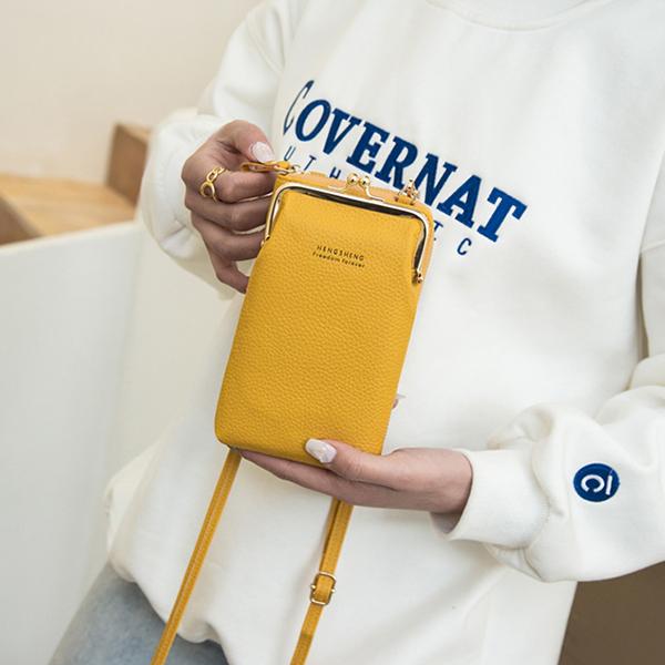 がま口お財布 スマホポーチ がま口 長財布 ショルダーバッグ