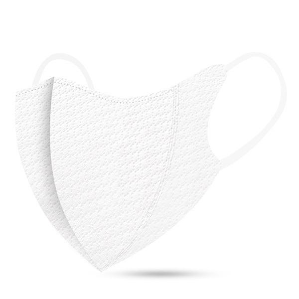 送料無料 不織布マスク カラー紐 立体マスク 薄手 不織布 3D立体型 30