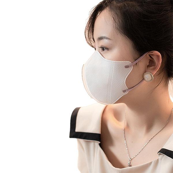 送料無料 不織布マスク カラー紐 立体マスク 薄手 不織布 3D立体型 30