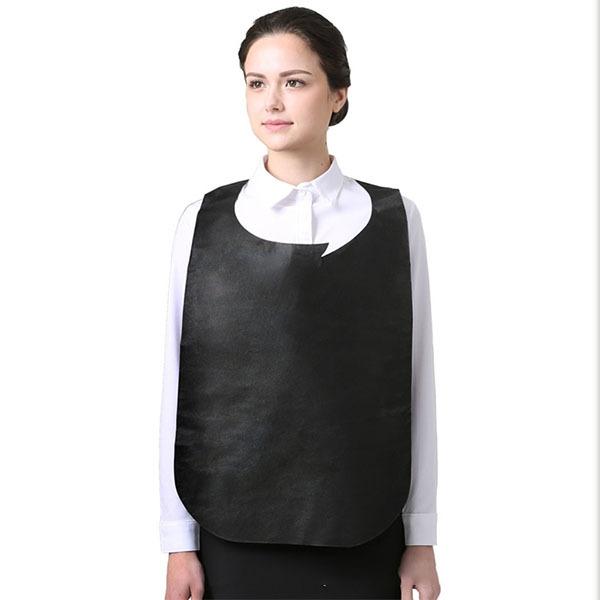 送料無料 食事用エプロン 使い捨て エプロン 不織布 介護 おしゃれ