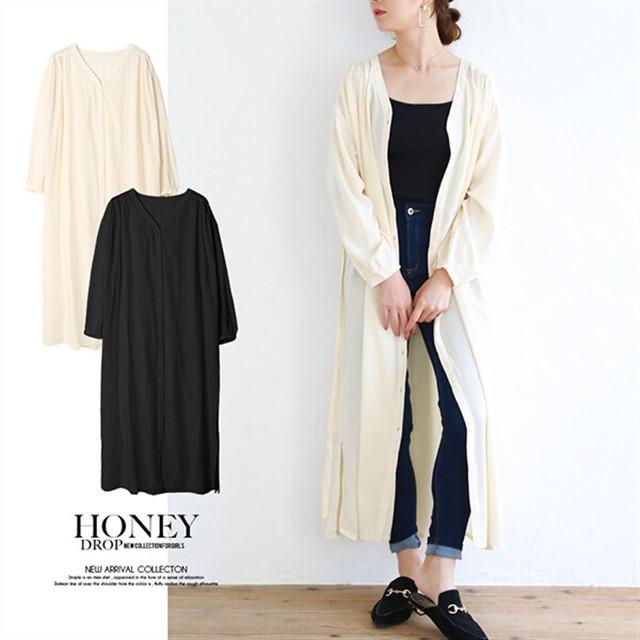 ワンピース レディース ロングシャツワンピース 秋冬新作 Honeydrop 新作 ロングシャツワンピース バッグ 財布 雑貨のギャラリー 通販 Yahoo ショッピング