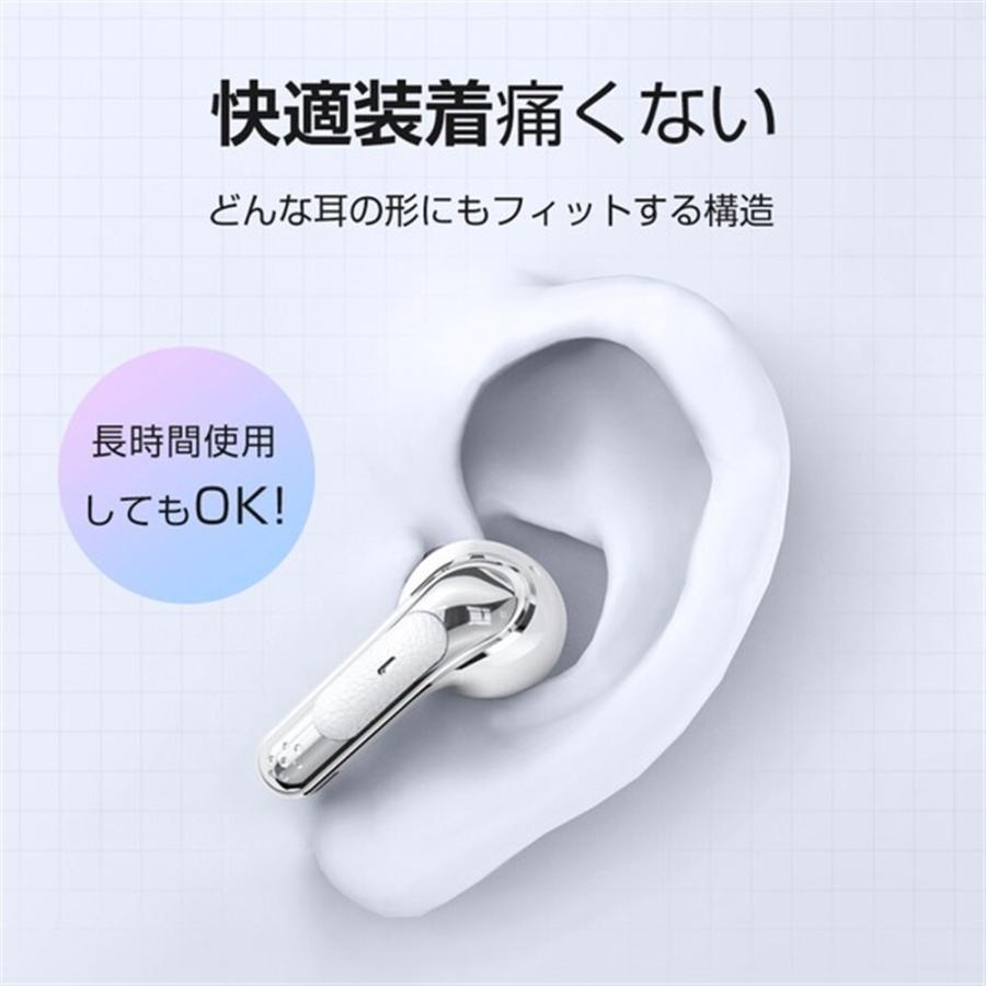 NEWタイプ】ワイヤレスイヤホン フルワイヤレス Bluetooth 5.4 LED