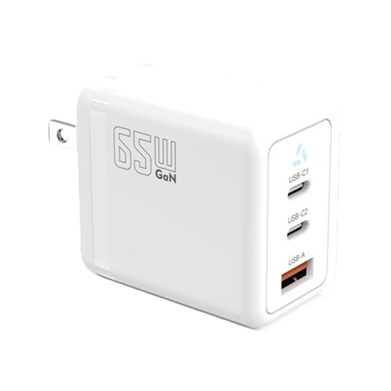 送料無料 】USB-C充電器 65W PD充電器 アダプター GaN 充電器 3ポート
