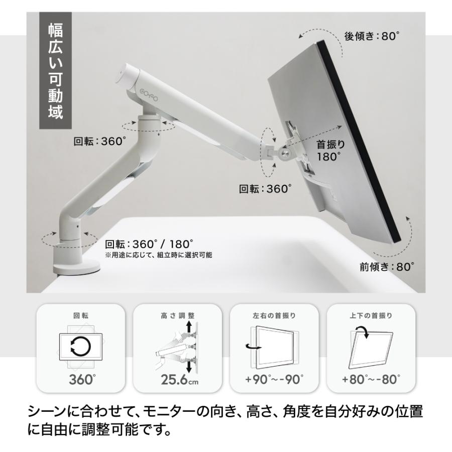 新品・未開封！COFO 無重力モニターアーム Pro シングル White Amazon.co.jp: COFO 無重力モニターアーム Pro シングル 17〜40