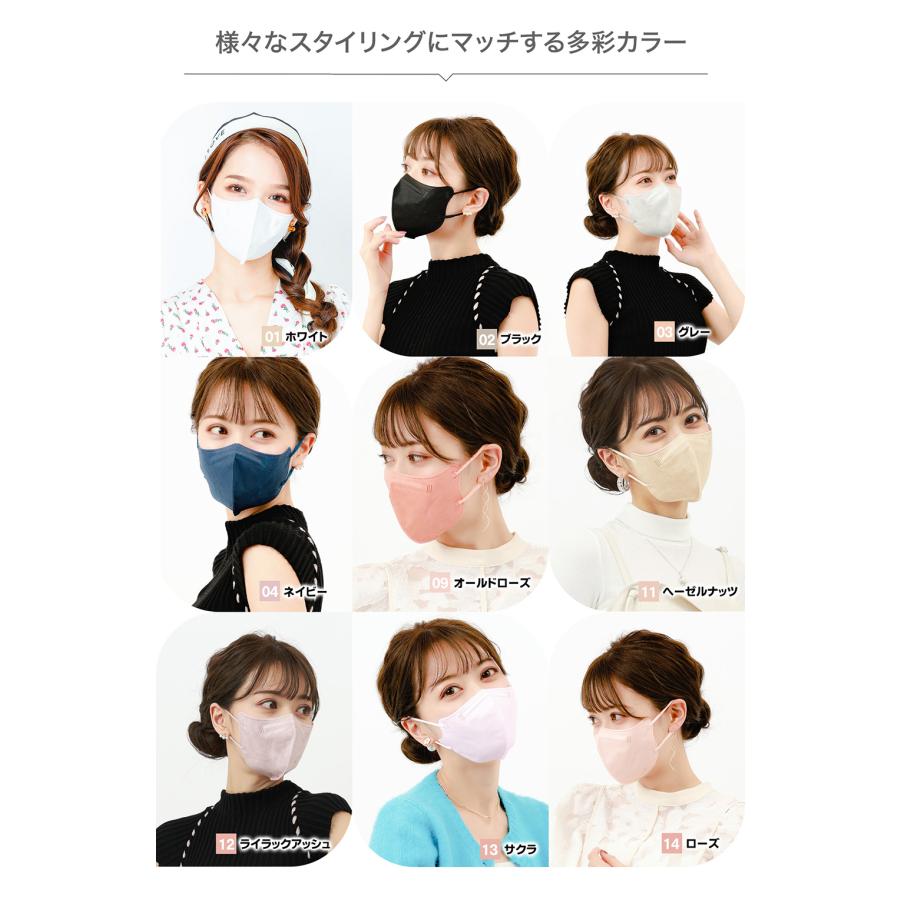 マスク SHINPUR 3dマスク 立体マスク 不織布 血色マスク 不織布マスク