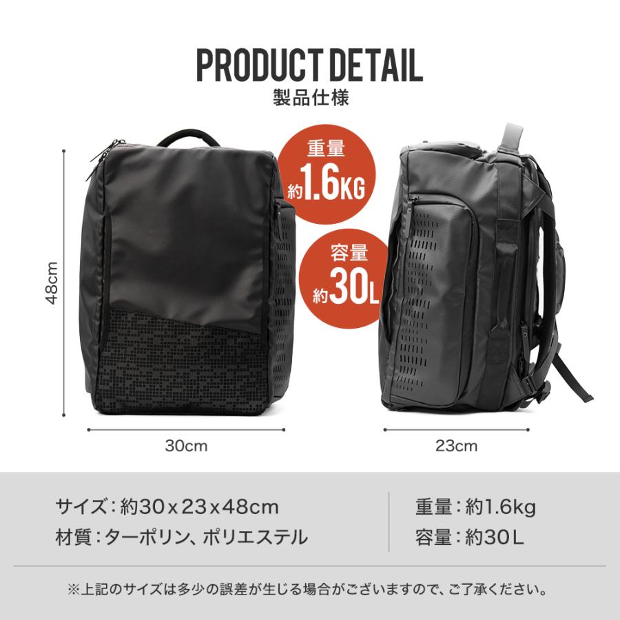 リュック リュックサック ビジネス 30L 大容量 防水 メンズ 薄型 軽量