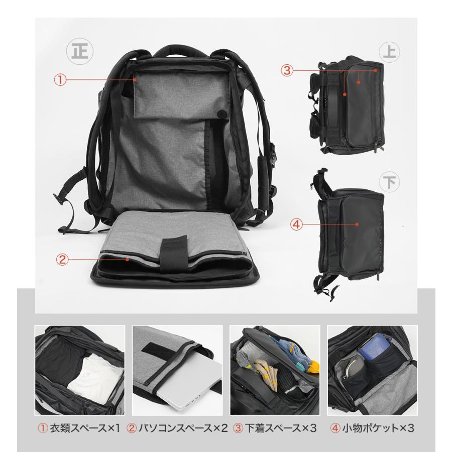 リュック リュックサック ビジネス 30L 大容量 防水 メンズ 薄型 軽量