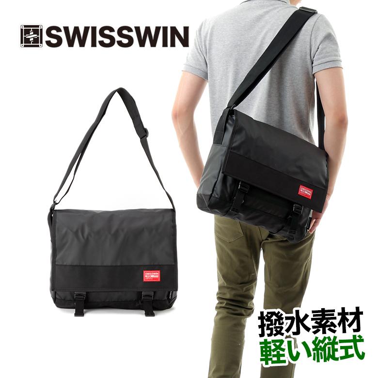 Swisswin ショルダーバッグ メッセンジャーバッグ メンズ 斜めがけ 斜め掛け バッグ レディース 2way メンズ Bag 通勤 通学 軽量 小物入れ 撥水 セール Sw9403 バッグ 財布 雑貨のギャラリー 通販 Yahoo ショッピング