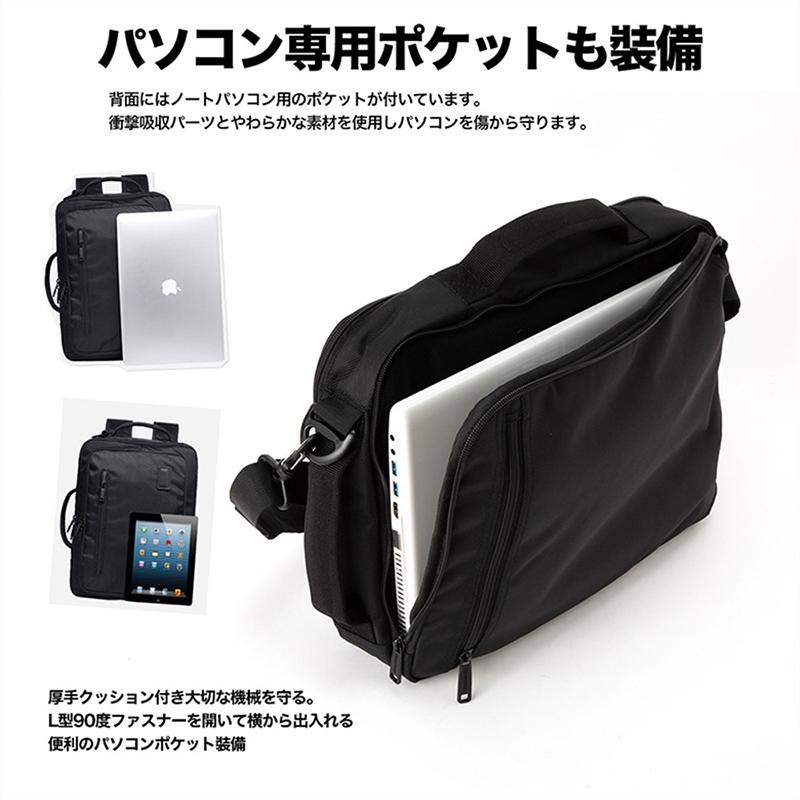 SWISSWIN ビジネスバッグ バッグパック ブリーフケース 3way リュック