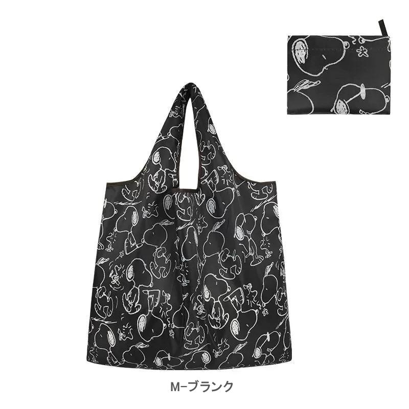 エコバッグ レジ袋 スヌーピー 折りたたみ コンパクト 大容量 大きめ 超軽量 洗える 洗濯可トートバッグ 折り畳み 買い物袋 コンビニ袋 丈夫 防水 かわいい 直送 | SNOOPY | 18