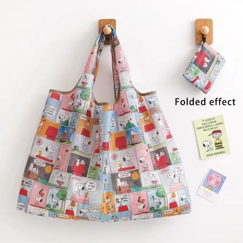エコバッグ バッグ スヌーピー ねこ 折りたたみ コンパクト 大容量 超軽量 洗える 洗濯可トート レジ袋 買い物袋 コンビニ袋 丈夫 防水 かわいい 猫 トトロ 直送 |  | 18
