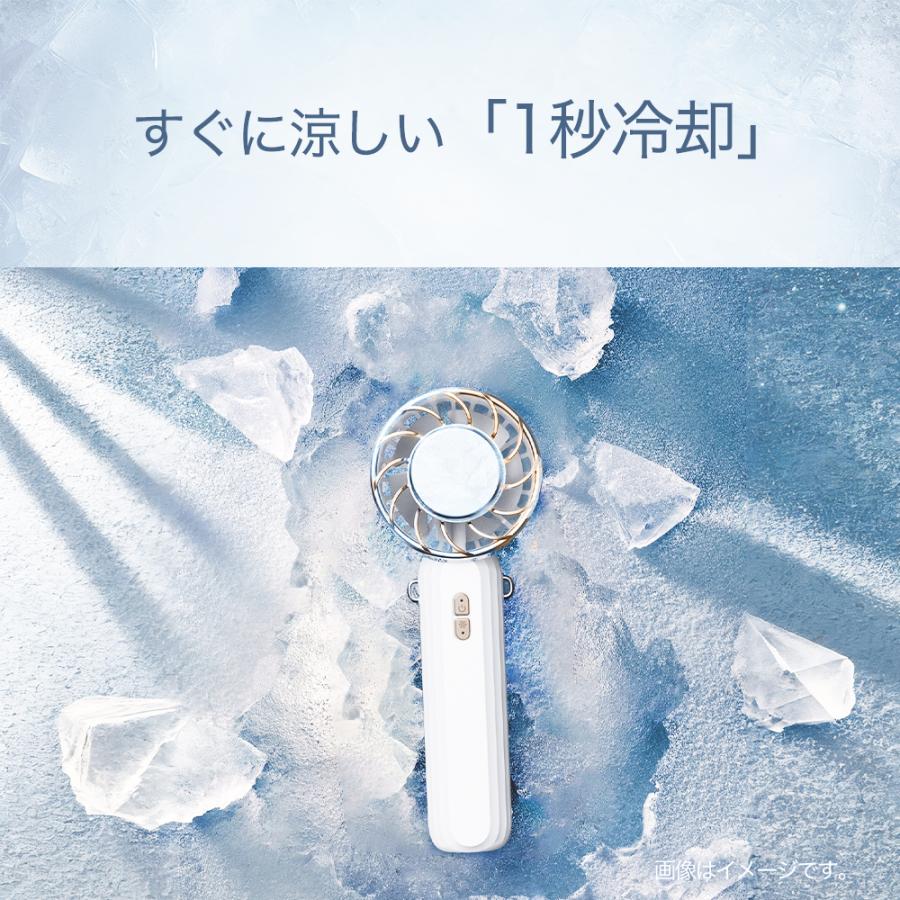 期間限定 早割 ハンディファン 冷却プレート 3段階 小型 ハンディ扇風機 フレハンディファン 冷却モード ミニ 携帯扇風 ポータブル USB ...