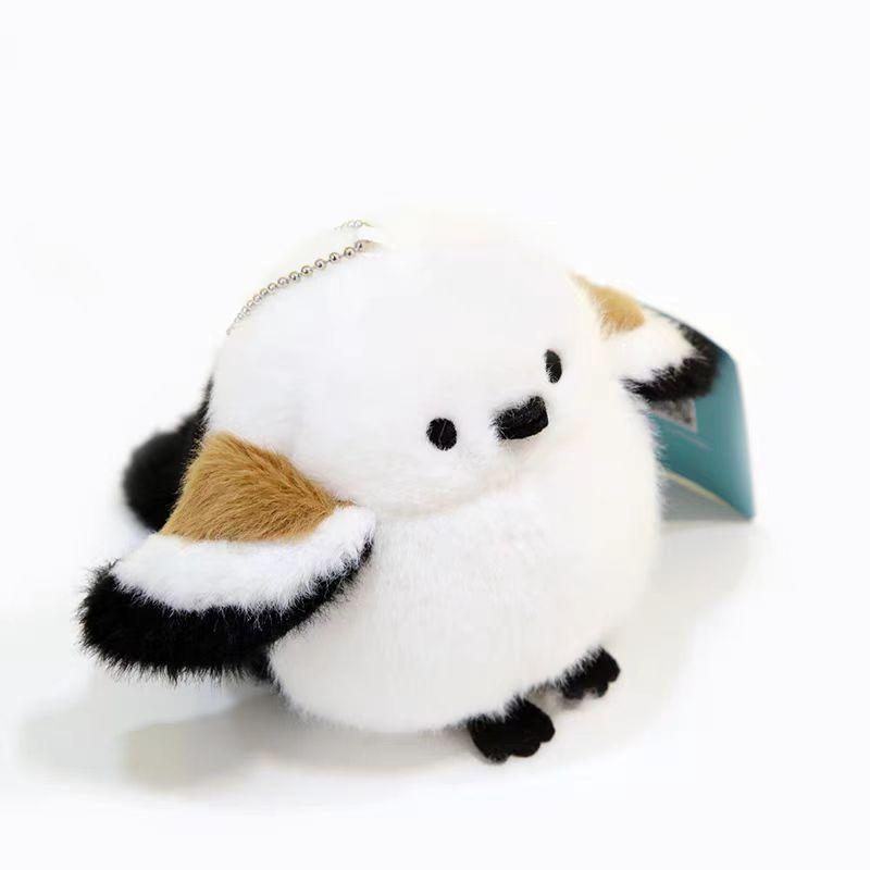 ふくふくシマエナガ シマちゃん ボールチェーン付き 10cm ふくふくシマエナガ シマちゃん ボールチェーン付き 10cm