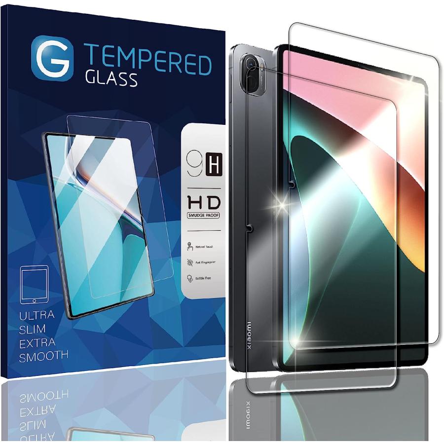 TEMPERED GLASS 2枚セット Xiaomi Mi Pad 5 / Mi Pad 5 pro 5G用 ガラスフィルム