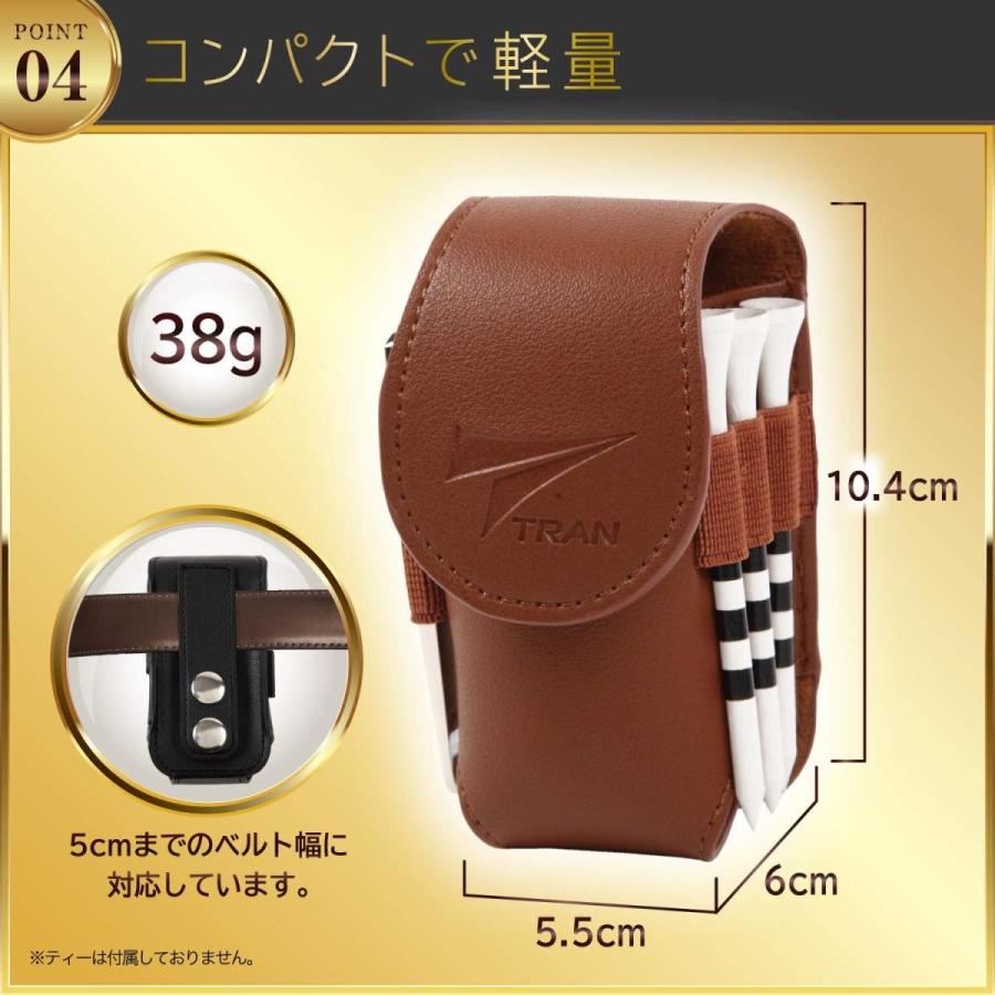 ゴルフボールケース ポーチ Tran トラン ベルト着脱可能 ボール2個収納 小物収納 ティー収納 フォーク収納 Puレザー N004 Tran公式ショップ Yahoo 店 通販 Yahoo ショッピング