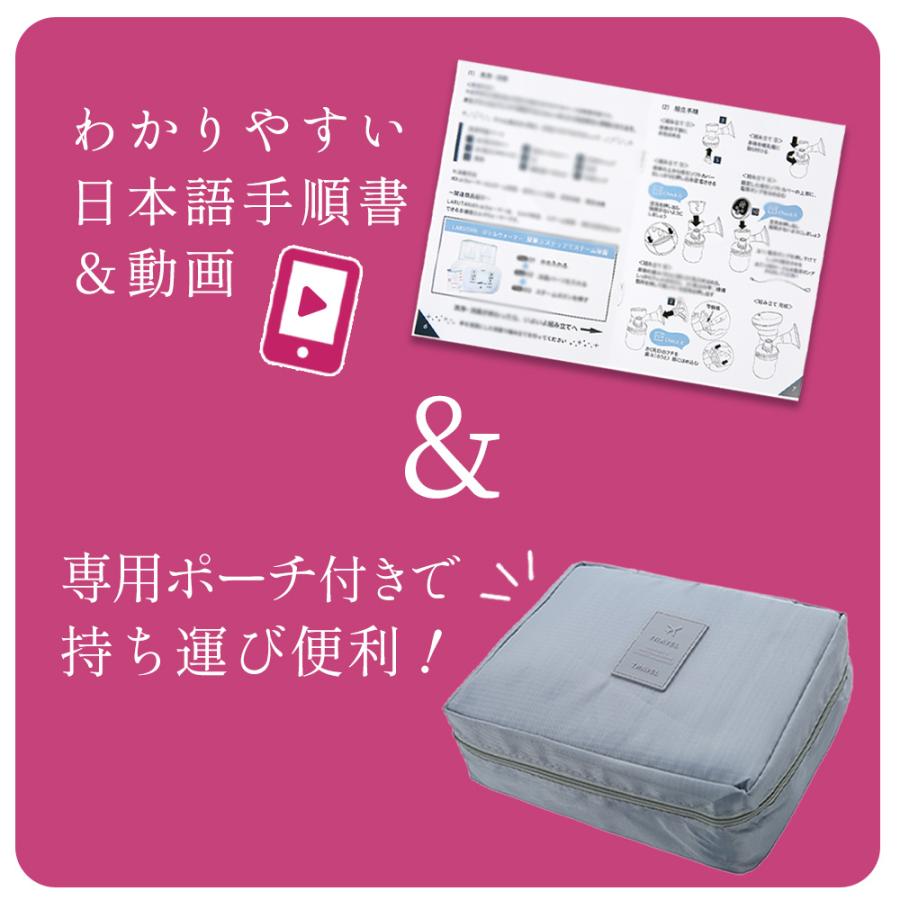 LARUTAN 搾乳機 電動 母乳 さく乳器 搾乳器 電動搾乳器 さく乳機