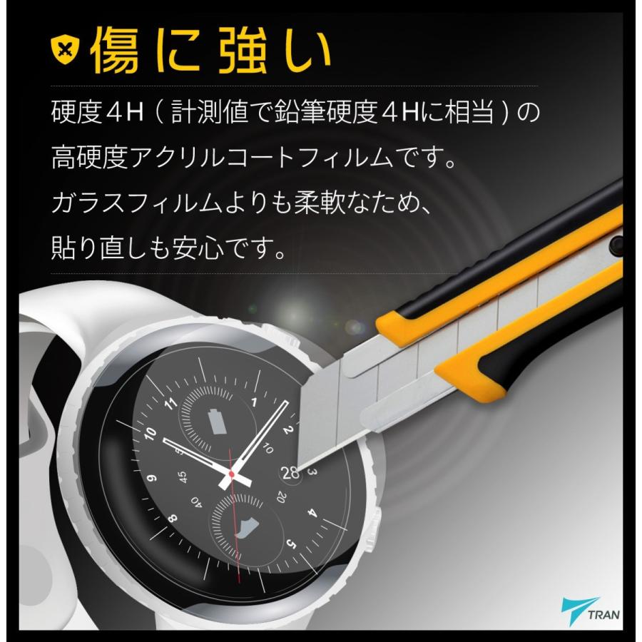 液晶保護フィルム TRAN トラン(R) CASIO 腕時計 G-SHOCK ジーショック 対応 液晶保護フィルム 2枚セット 高硬度アクリルコート for GAW-100B-1A2JF他｜yanecia｜05