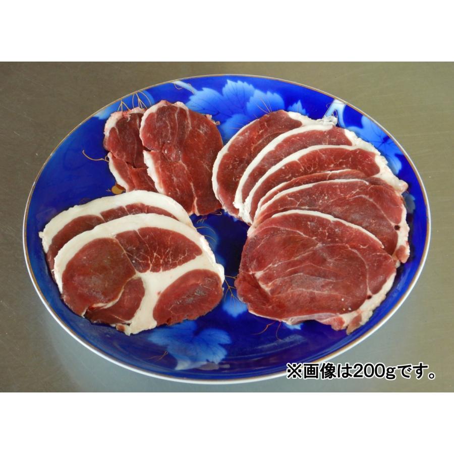 猪肉 天然いのしし肉スライス【モモ】 400g 佐賀県産｜yanemikan2