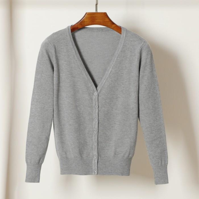 カーディガン レディース ニットカーディガン ニットカーデ 無地 カーディガン 長袖 |  | 04