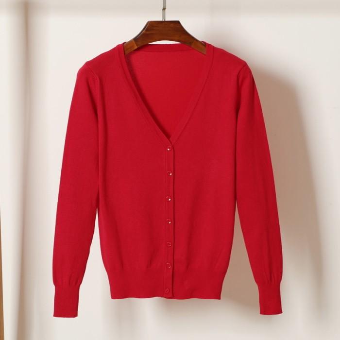 カーディガン レディース ニットカーディガン ニットカーデ 無地 カーディガン 長袖 |  | 07