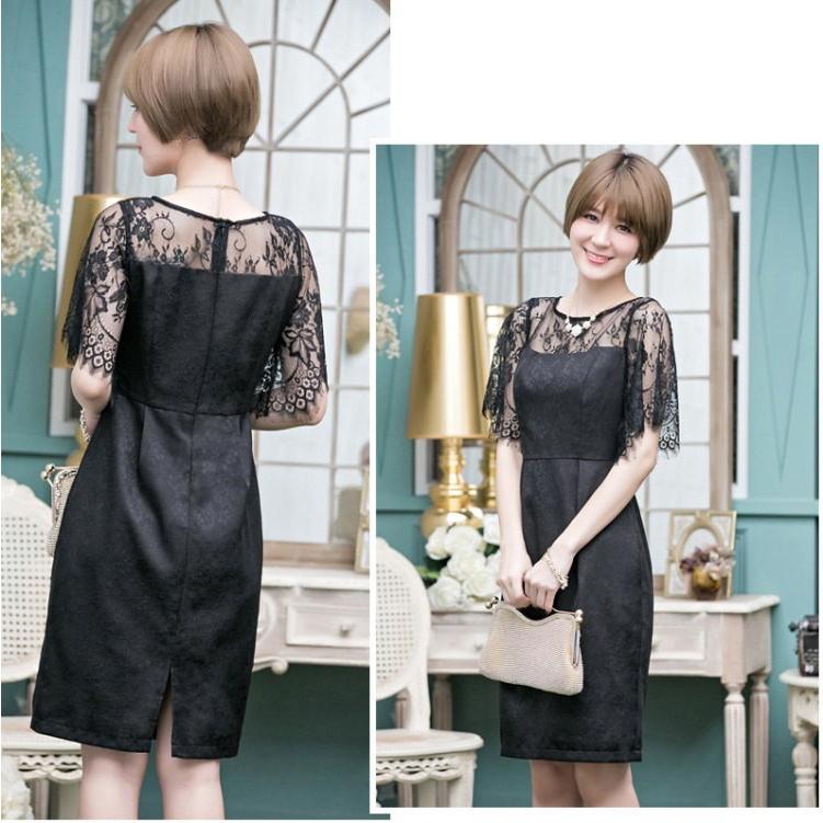 ドレス ワンピース シースルー レース ミニワンピ パーティードレス 半袖 きれいめ 結婚式 レディース   七五三 成人式 卒業式 入学式 |  | 11