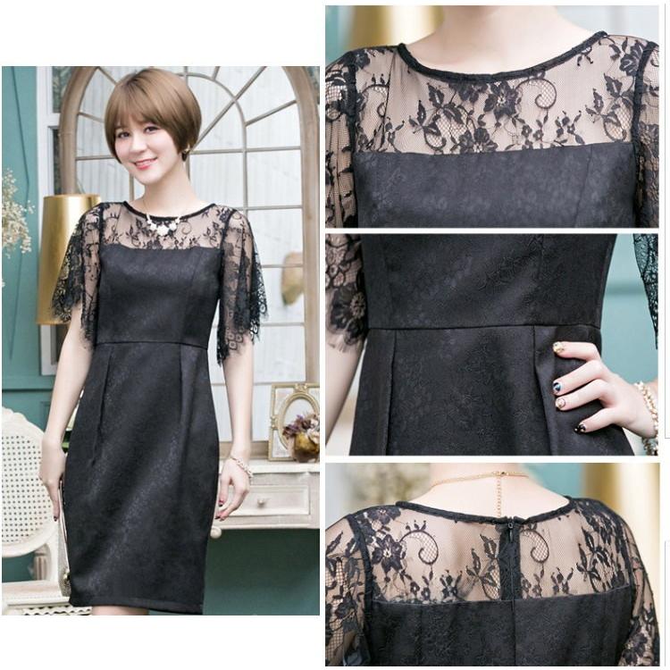 ドレス ワンピース シースルー レース ミニワンピ パーティードレス 半袖 きれいめ 結婚式 レディース   七五三 成人式 卒業式 入学式 |  | 12