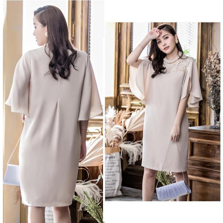 ドレス ワンピース  ドルマンスリーブ 袖スリット ミニ 胸元レース パーティードレス 結婚式 レディース   七五三 成人式 卒業式 入学式 |  | 12