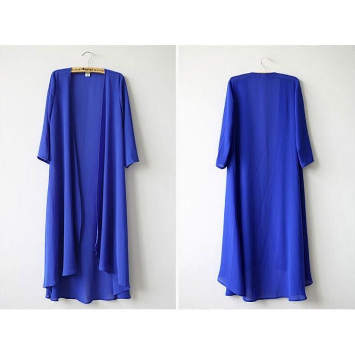 ロングカーディガン レディース チュール レース 長袖 紫外線対策 UV対策  日よけ 冷房対策おうちコーデ (アパレル) |  | 01