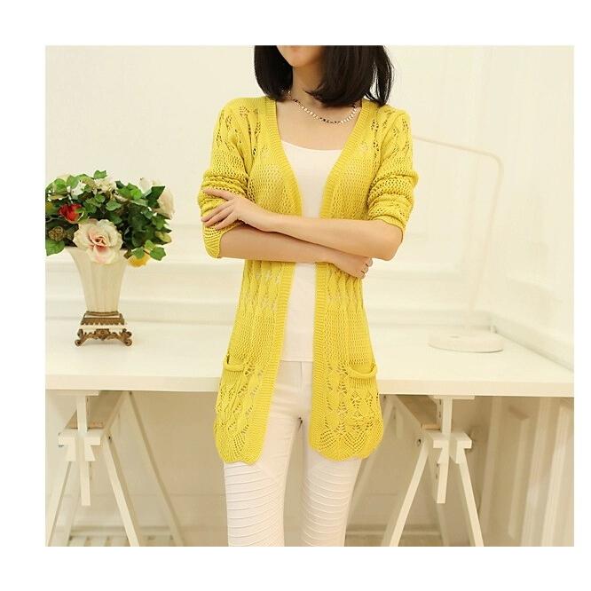 カーディガン レディース  レース 透かし編み サマーニット 長袖 UV対策 |  | 13