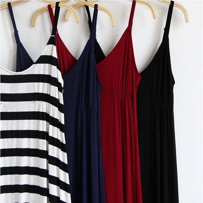 マキシワンピース ノースリーブ リゾート 体型カバー フレアスカート ロング丈  レディース |  | 02