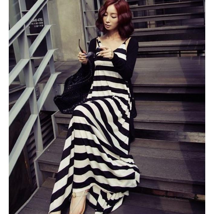 マキシワンピース ノースリーブ リゾート 体型カバー フレアスカート ロング丈  レディース |  | 05