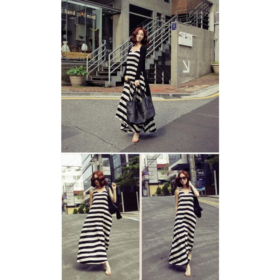 マキシワンピース ノースリーブ リゾート 体型カバー フレアスカート ロング丈  レディース |  | 06