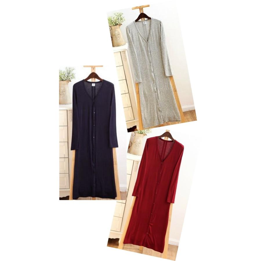 カーディガン ロングカーディガン シフォン 長袖 ロング丈 紫外線対策 UV対策 サマーカーディガン レディース |  | 06