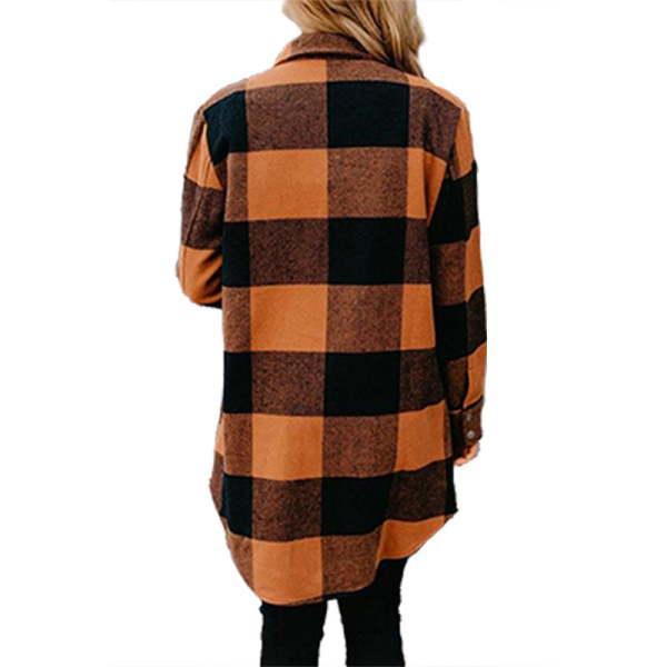 シャツ ブラウス ネルシャツ チェック柄 トップス 長袖 ロングシャツ シャツワンピース 体型カバー tシャツ Tシャツ レディース |  | 10